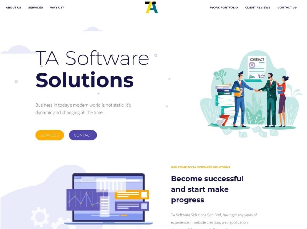 TA Software Solutions 1 Ontor Web Portfolio TA Software Solutions