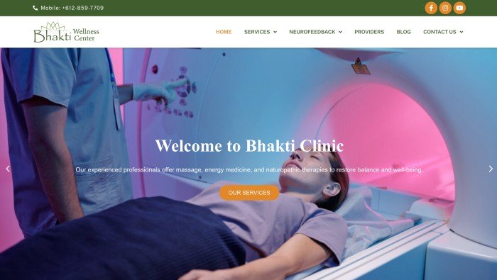 Bhakti Wellness Center 2 Ontor Web Porfolio Bhakti Wellness Center 1