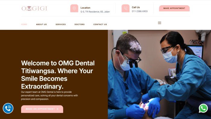 OMG Dental 1 Ontor Web Portfolio OMG Dental